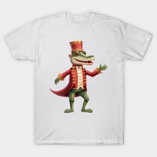 Alligator Christmas Nutcracker T-Shirt